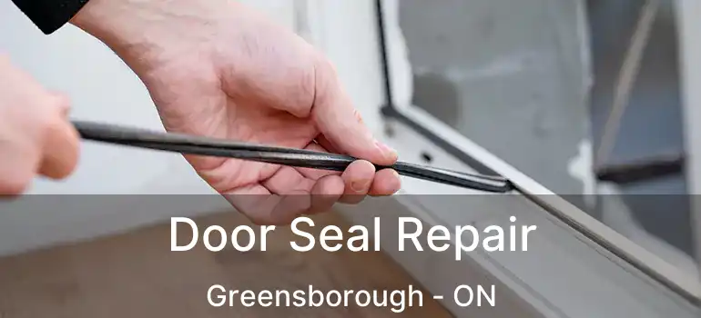  Door Seal Repair Greensborough - ON
