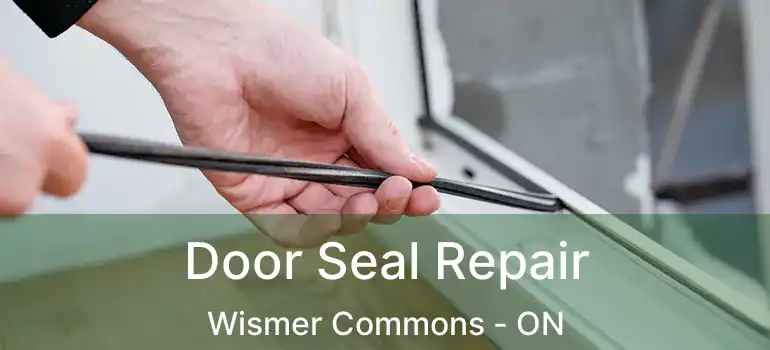  Door Seal Repair Wismer Commons - ON