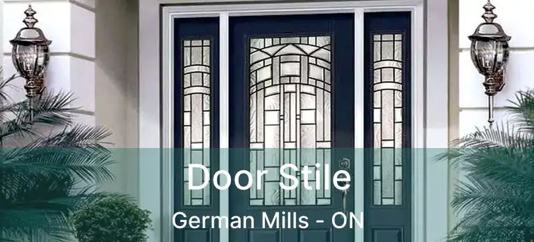 Door Stile German Mills - ON