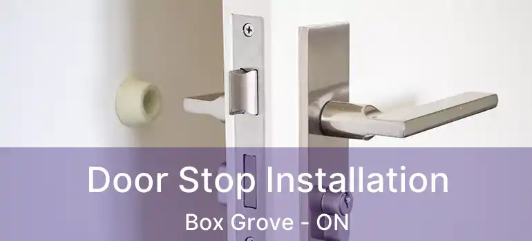  Door Stop Installation Box Grove - ON