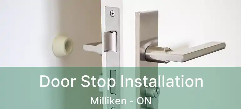  Door Stop Installation Milliken - ON