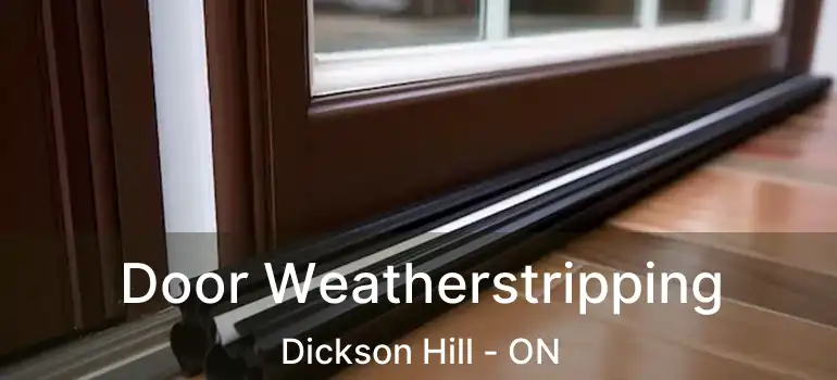  Door Weatherstripping Dickson Hill - ON