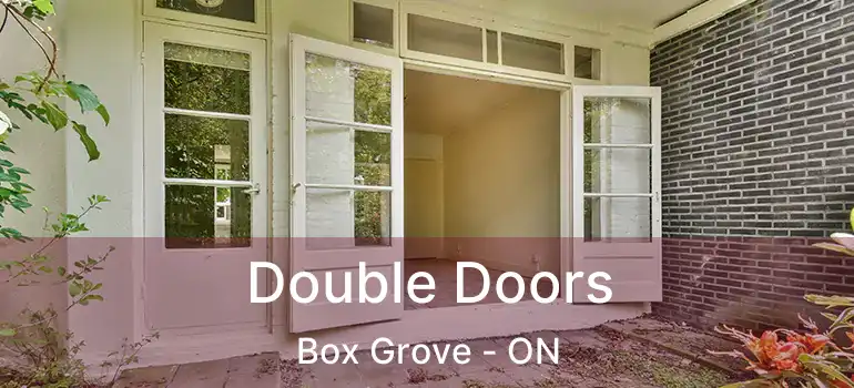  Double Doors Box Grove - ON