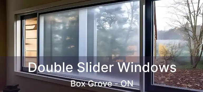  Double Slider Windows Box Grove - ON