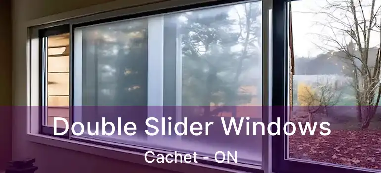  Double Slider Windows Cachet - ON