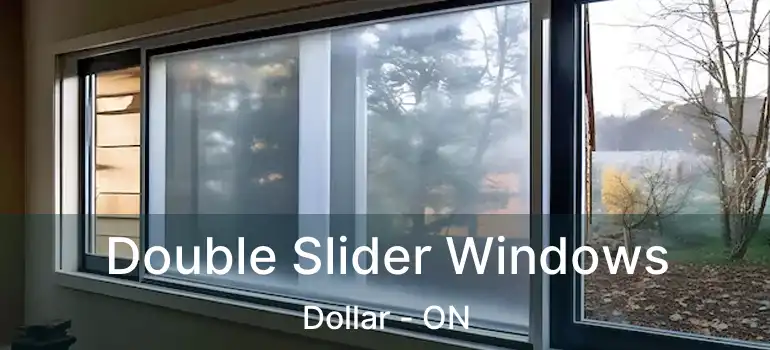  Double Slider Windows Dollar - ON