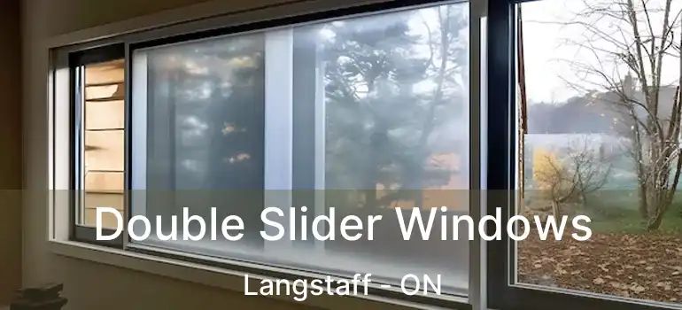  Double Slider Windows Langstaff - ON