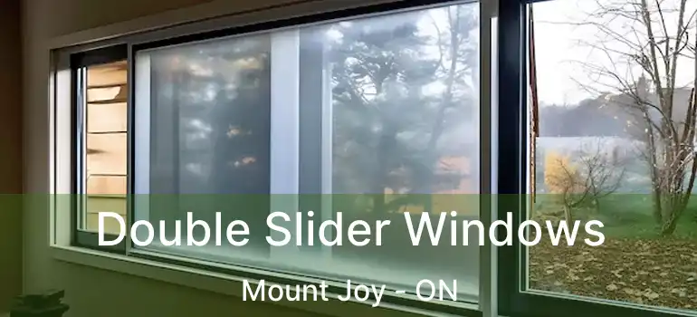  Double Slider Windows Mount Joy - ON