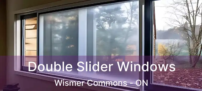  Double Slider Windows Wismer Commons - ON