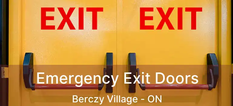  Emergency Exit Doors Berczy Village - ON