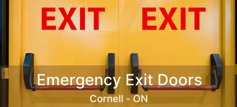 Emergency Exit Doors Cornell - ON