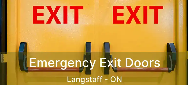  Emergency Exit Doors Langstaff - ON