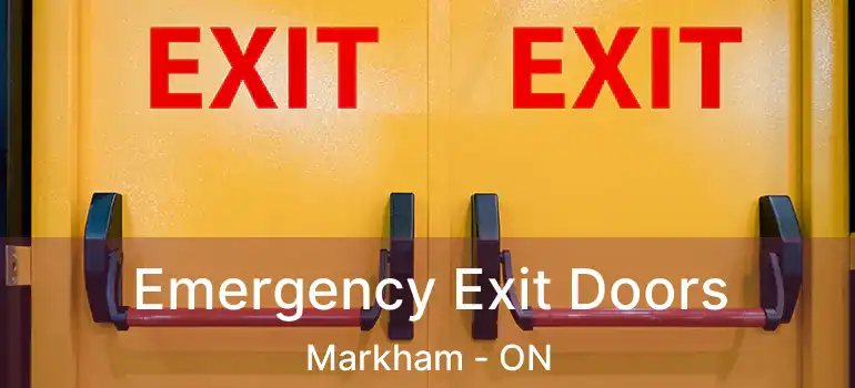  Emergency Exit Doors Markham - ON
