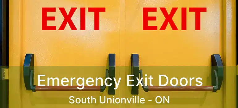  Emergency Exit Doors South Unionville - ON