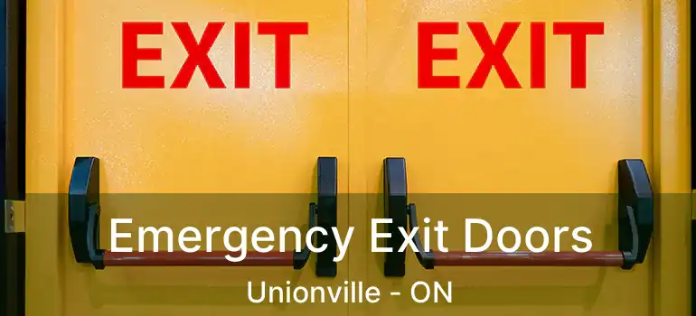  Emergency Exit Doors Unionville - ON