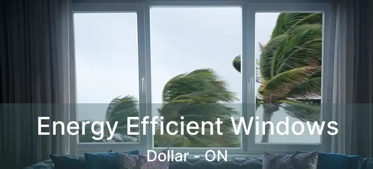  Energy Efficient Windows Dollar - ON