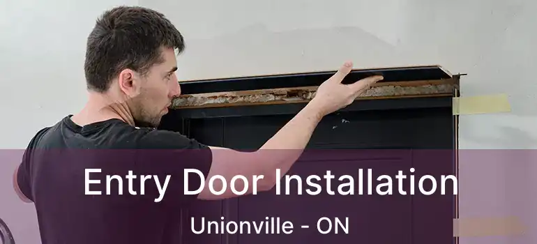  Entry Door Installation Unionville - ON