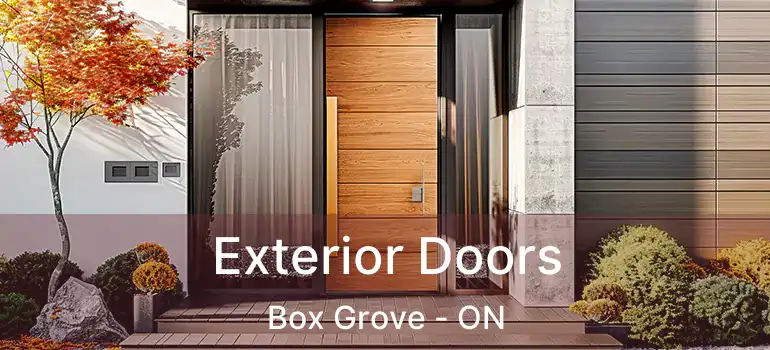  Exterior Doors Box Grove - ON