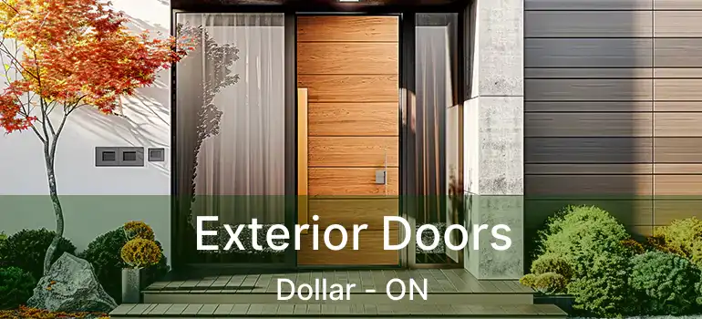  Exterior Doors Dollar - ON