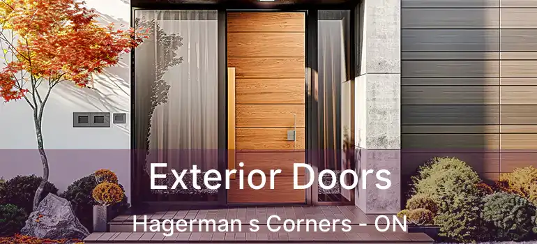  Exterior Doors Hagerman s Corners - ON