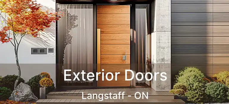  Exterior Doors Langstaff - ON