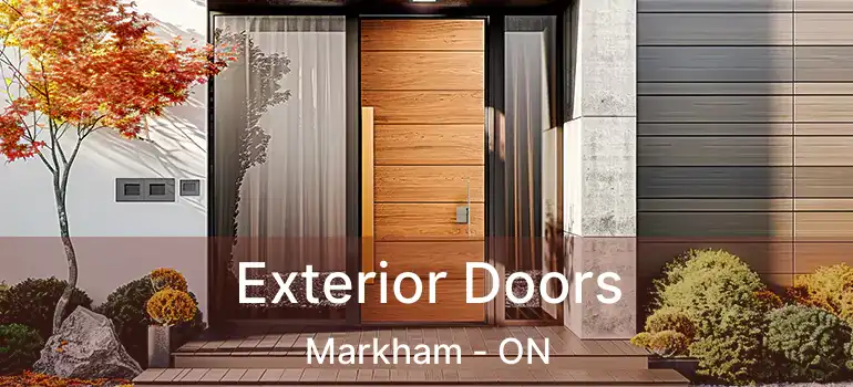  Exterior Doors Markham - ON