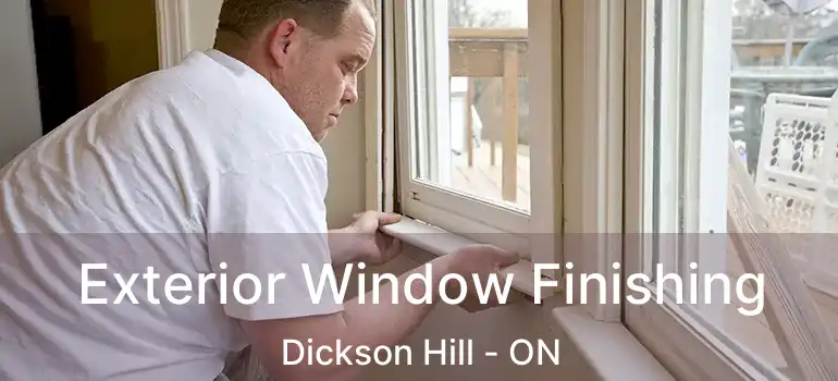  Exterior Window Finishing Dickson Hill - ON