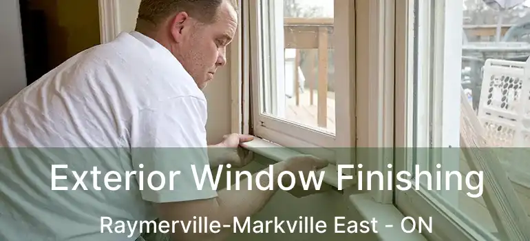  Exterior Window Finishing Raymerville-Markville East - ON