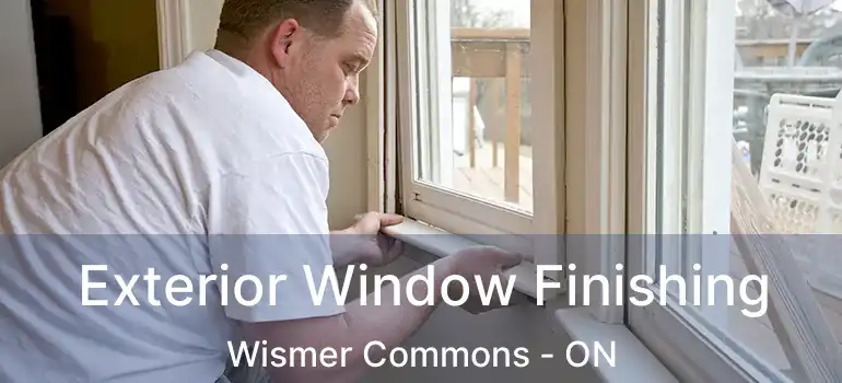  Exterior Window Finishing Wismer Commons - ON