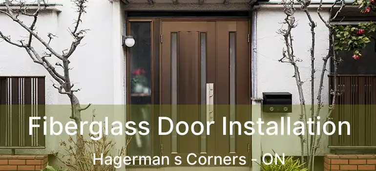  Fiberglass Door Installation Hagerman s Corners - ON