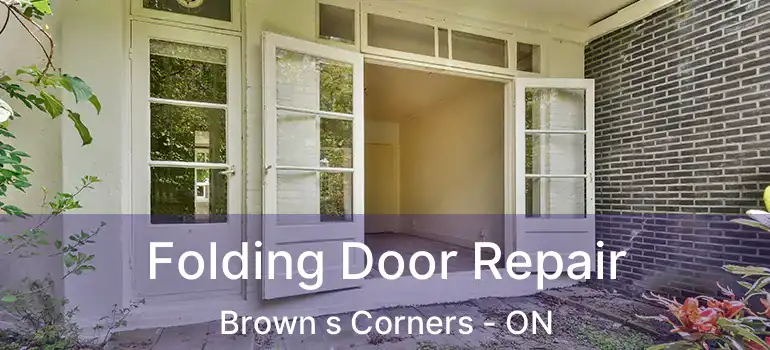 Folding Door Repair Brown s Corners - ON