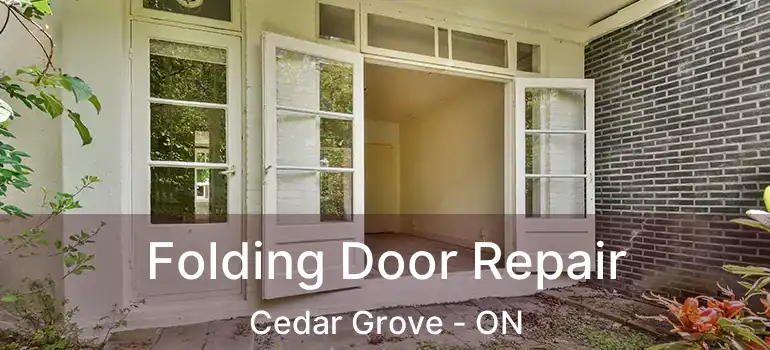  Folding Door Repair Cedar Grove - ON