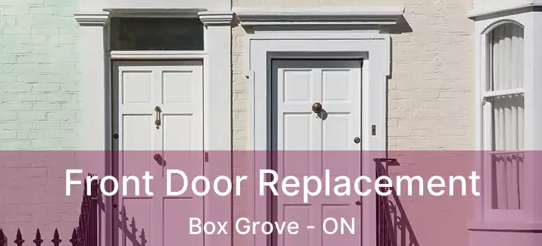  Front Door Replacement Box Grove - ON