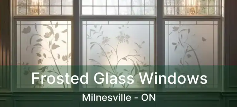  Frosted Glass Windows Milnesville - ON