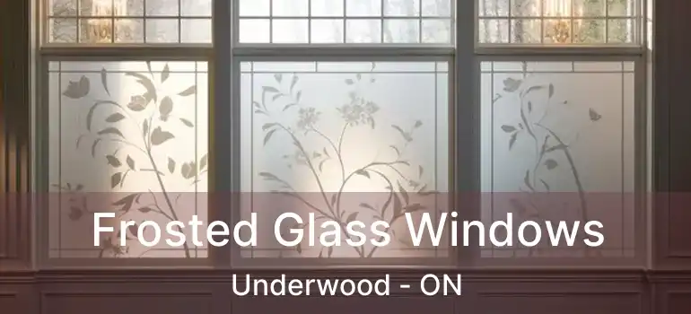  Frosted Glass Windows Underwood - ON