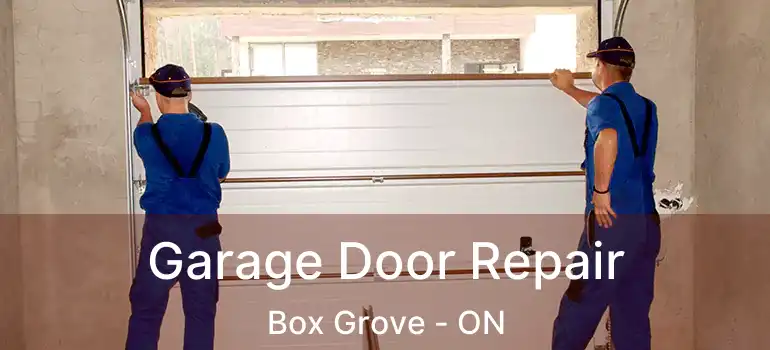  Garage Door Repair Box Grove - ON