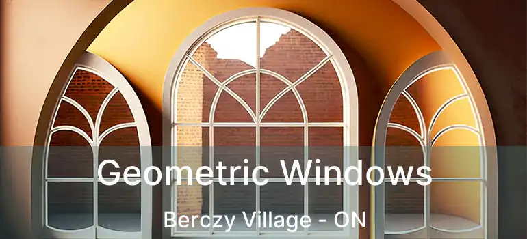  Geometric Windows Berczy Village - ON