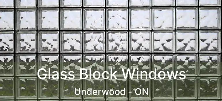  Glass Block Windows Underwood - ON