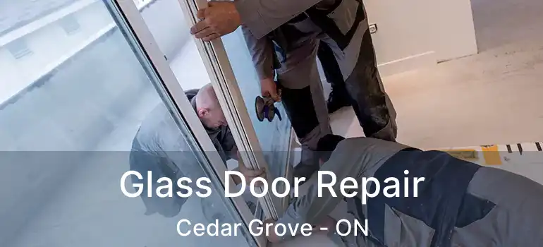  Glass Door Repair Cedar Grove - ON