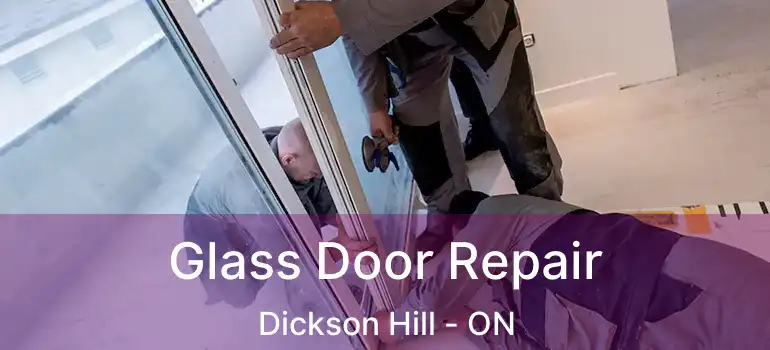  Glass Door Repair Dickson Hill - ON
