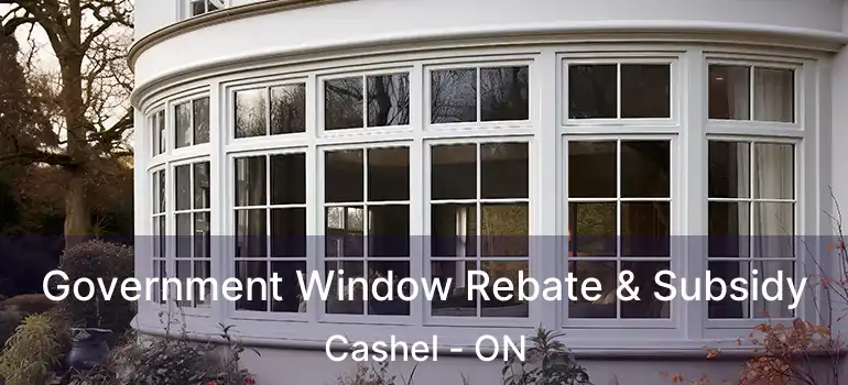  Government Window Rebate & Subsidy Cashel - ON