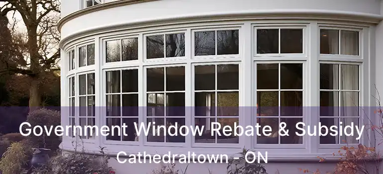 Government Window Rebate & Subsidy Cathedraltown - ON