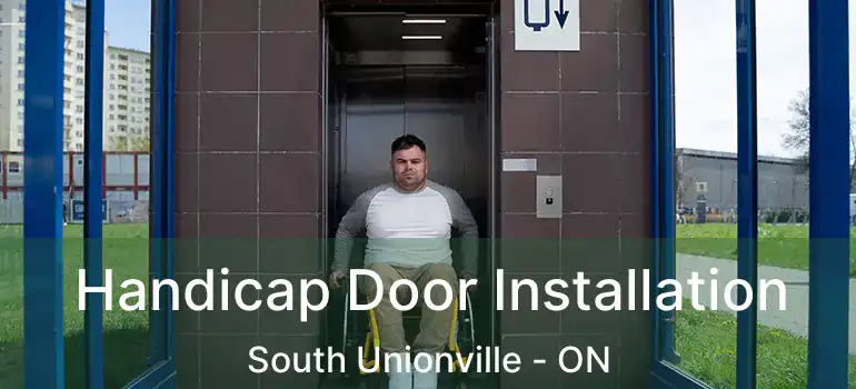  Handicap Door Installation South Unionville - ON