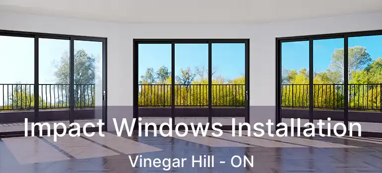  Impact Windows Installation Vinegar Hill - ON