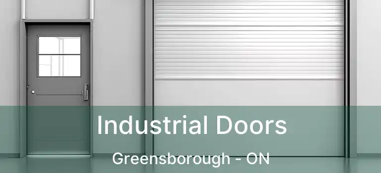  Industrial Doors Greensborough - ON