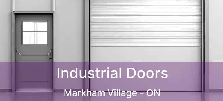  Industrial Doors Markham Village - ON