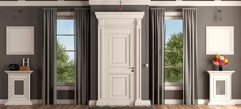 Removable Center Door Mullion in Markham, Ontario