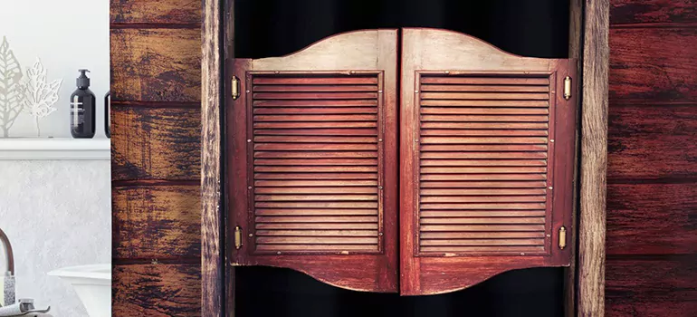 Installing Saloon Door Hinges in Markham, ON