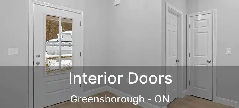  Interior Doors Greensborough - ON