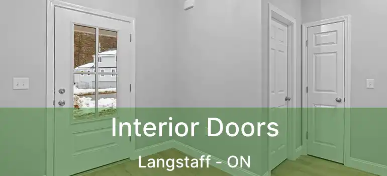  Interior Doors Langstaff - ON